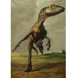 Deinonychus 2004 Akryl a olej na pltn 70x50cm